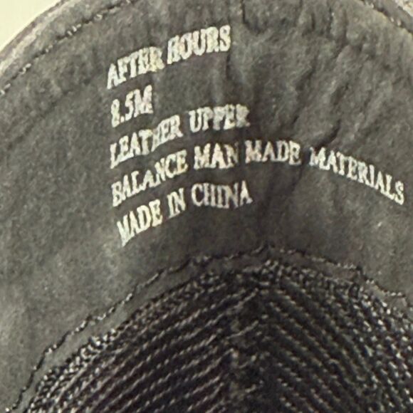 Crown Vintage Women’s after hours Chelsea black leather ankle chunky sole boot s - Picture 8 of 9